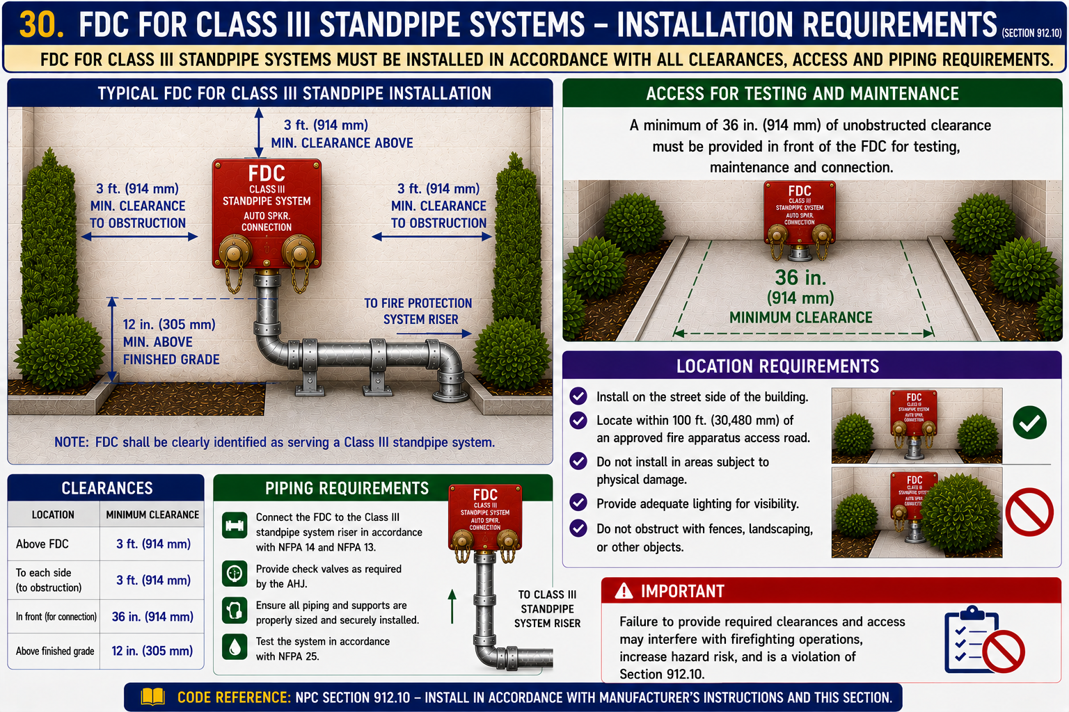 FDC for Class III Standpipe Systems (NPC §912)